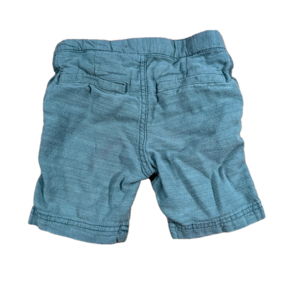 🔥🔥H&M Green Cotton Blend Relaxed Shorts - Picture 2 of 6